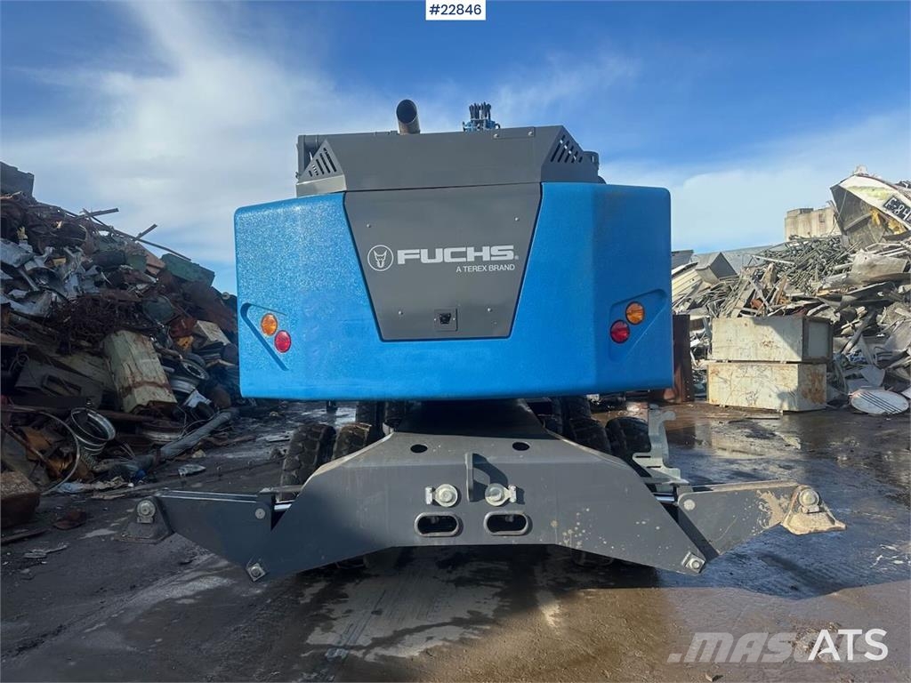 Fuchs MHL 320 S5 Material handler with grab. WATCH VIDEO Escavadeiras de rodas