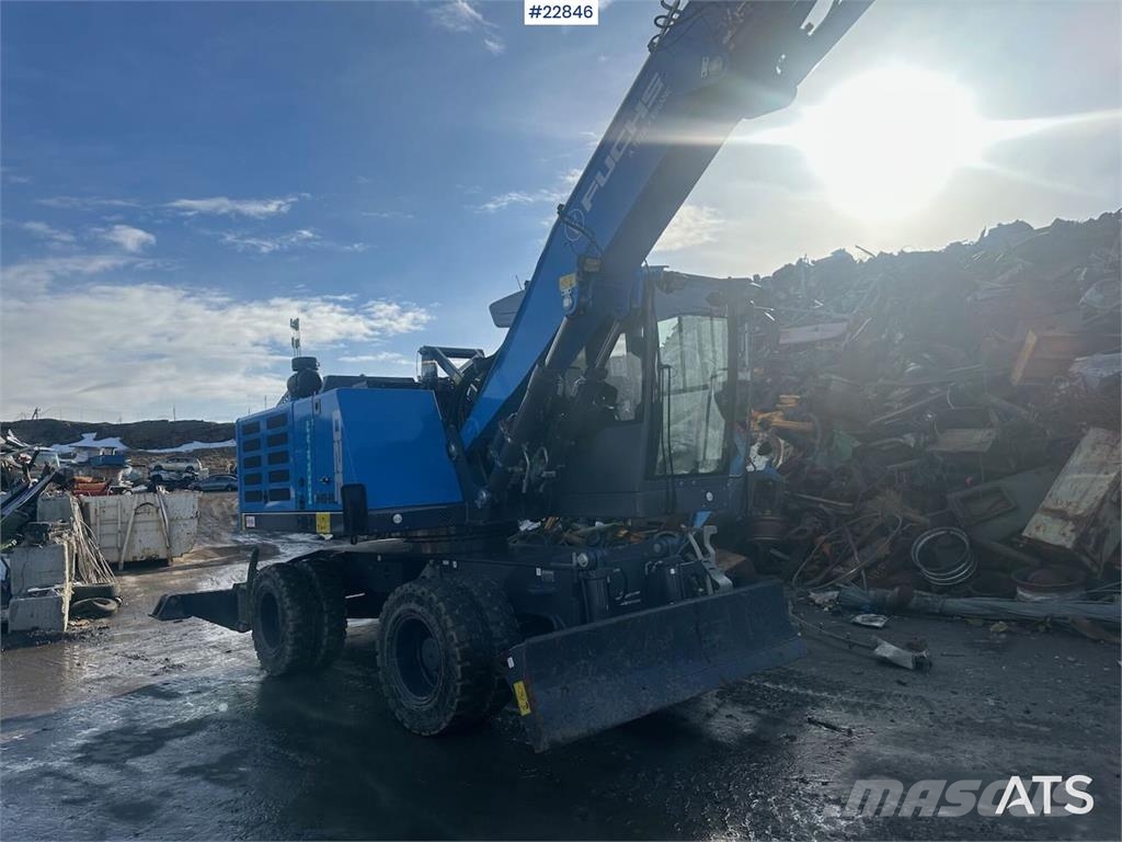 Fuchs MHL 320 S5 Material handler with grab. WATCH VIDEO Escavadeiras de rodas