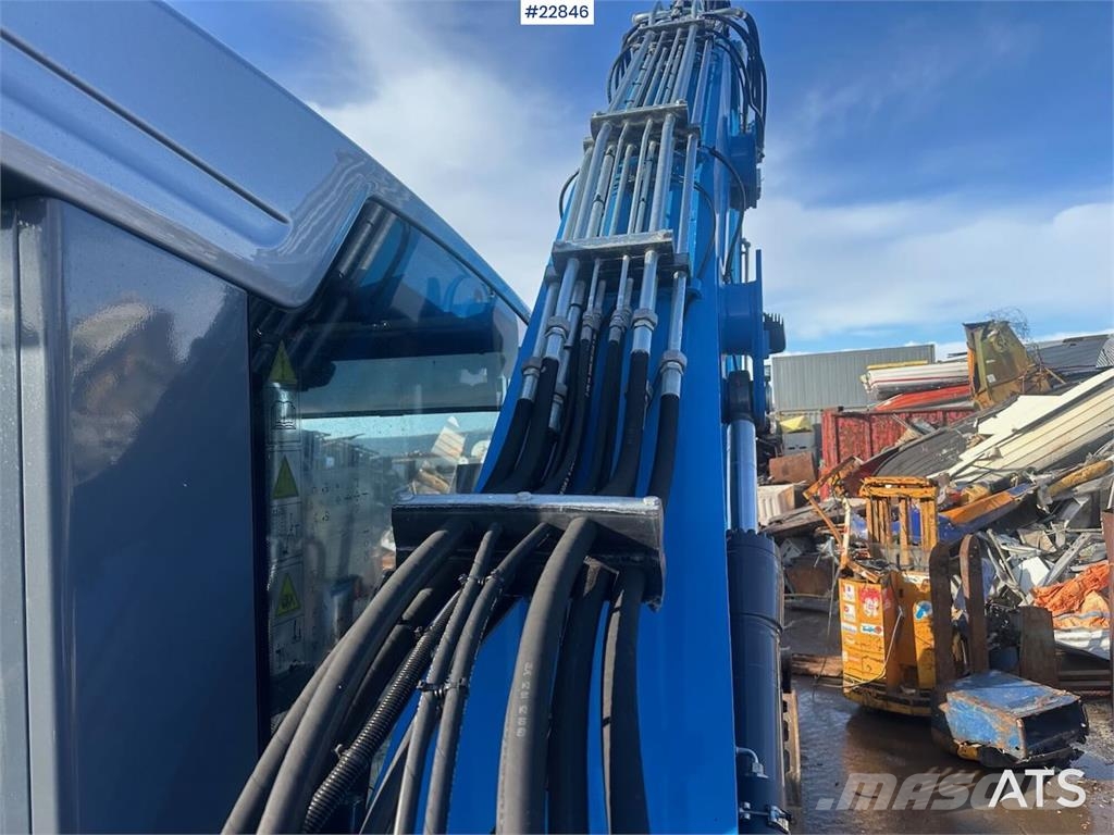 Fuchs MHL 320 S5 Material handler with grab. WATCH VIDEO Escavadeiras de rodas