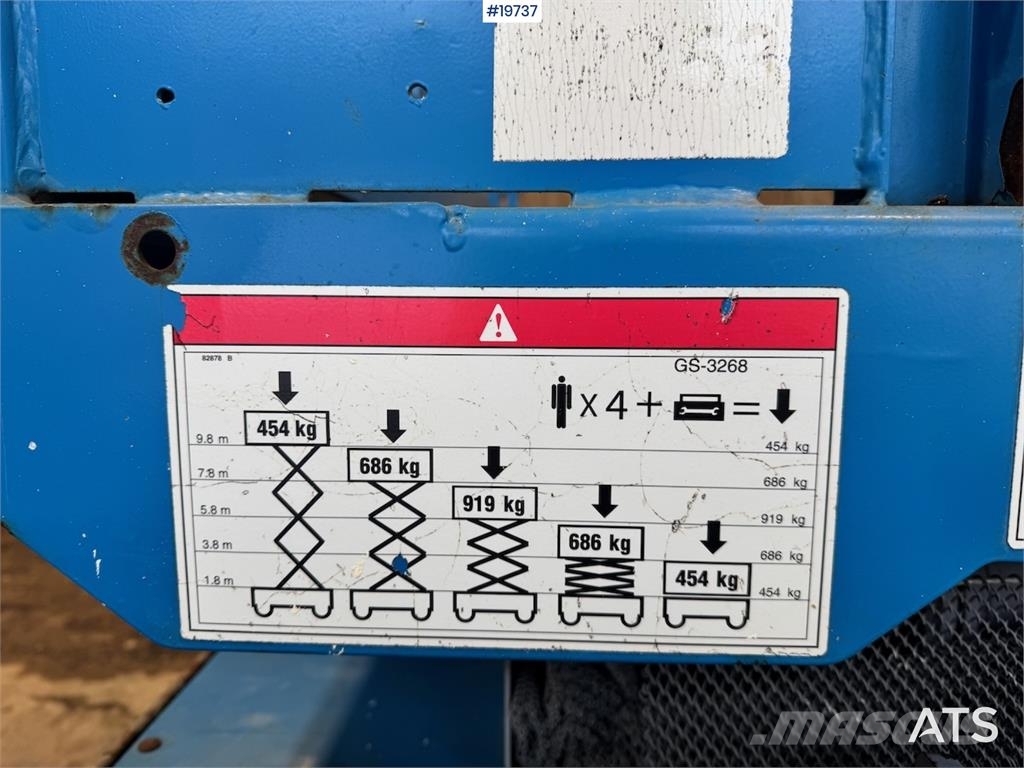 Genie GS3268 Scissor Lift. 1010 hours! Ostali kranovi i platforme