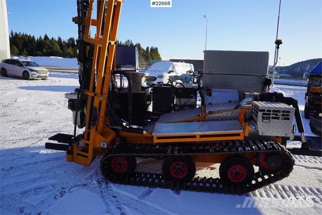 Geotech 504 Georigg med skjær Апаратура за повърхностна редова сеидба