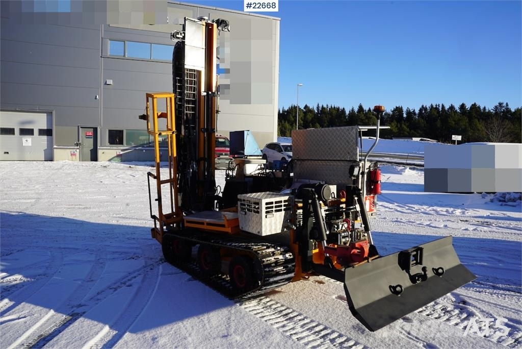 Geotech 504 Georigg med skjær Апаратура за повърхностна редова сеидба
