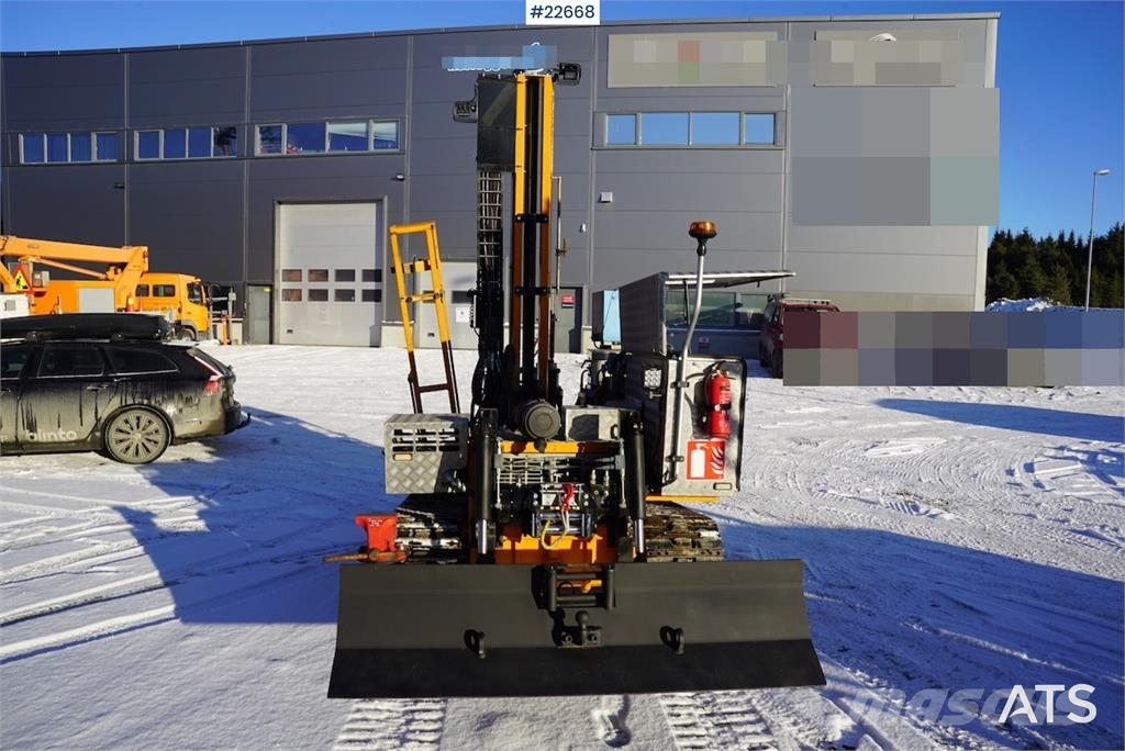 Geotech 504 Georigg med skjær Апаратура за повърхностна редова сеидба