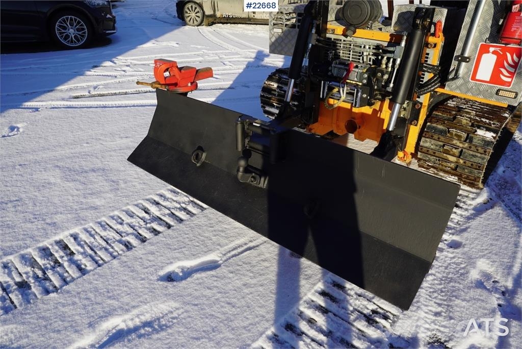 Geotech 504 Georigg med skjær Апаратура за повърхностна редова сеидба