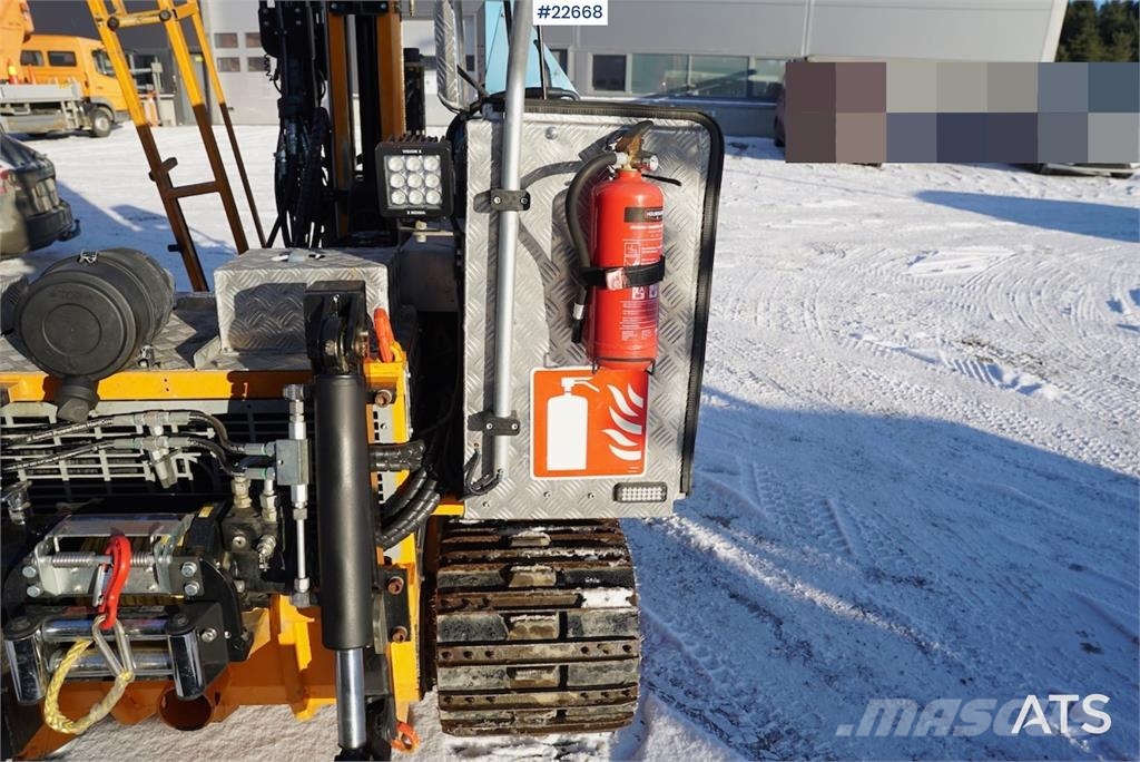 Geotech 504 Georigg med skjær Апаратура за повърхностна редова сеидба