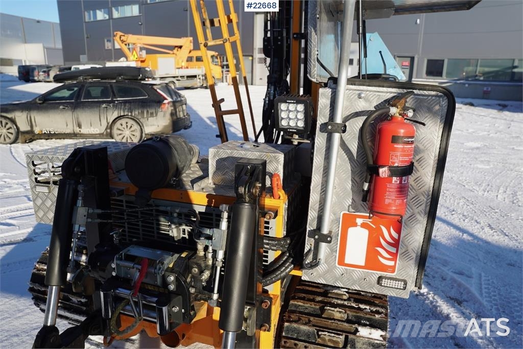 Geotech 504 Georigg med skjær Апаратура за повърхностна редова сеидба
