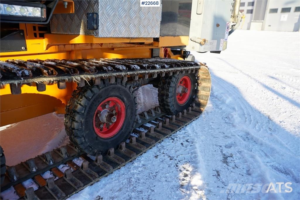 Geotech 504 Georigg med skjær Апаратура за повърхностна редова сеидба
