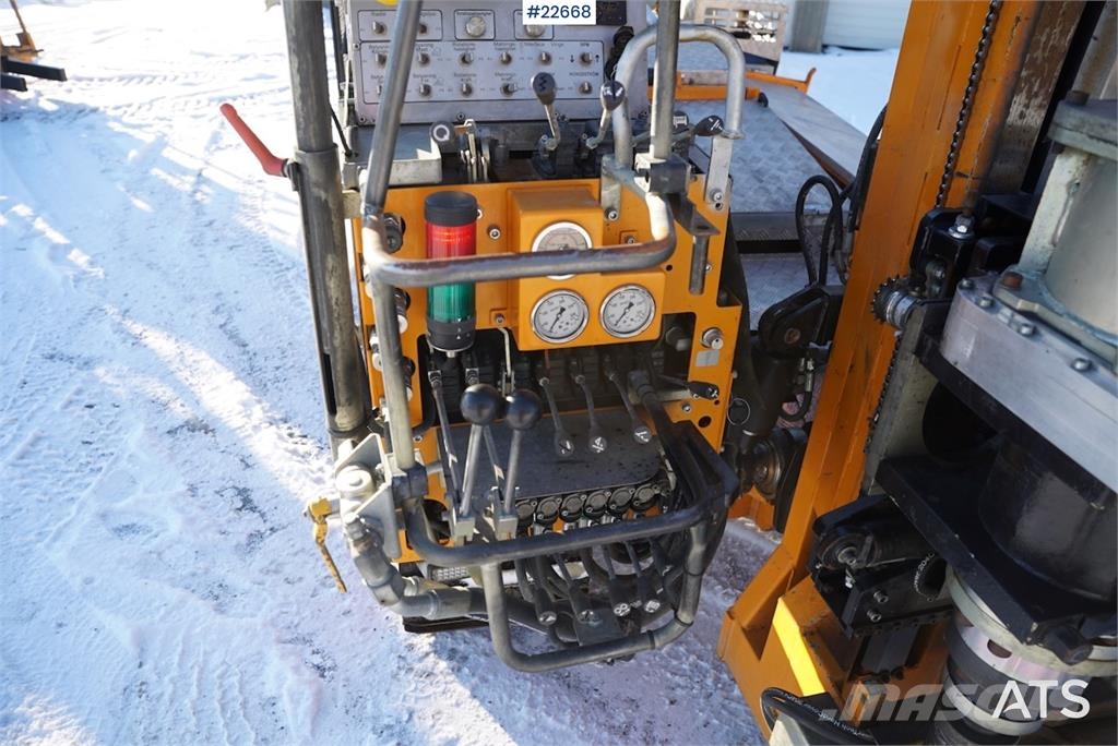 Geotech 504 Georigg med skjær Апаратура за повърхностна редова сеидба