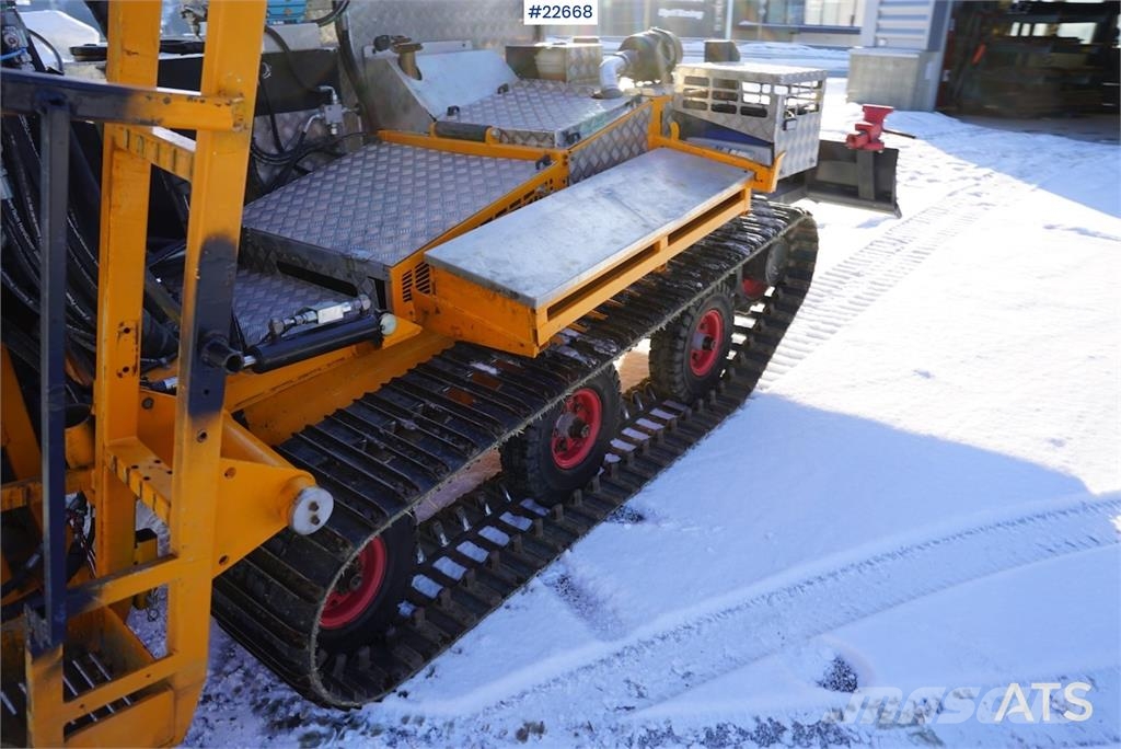 Geotech 504 Georigg med skjær Апаратура за повърхностна редова сеидба