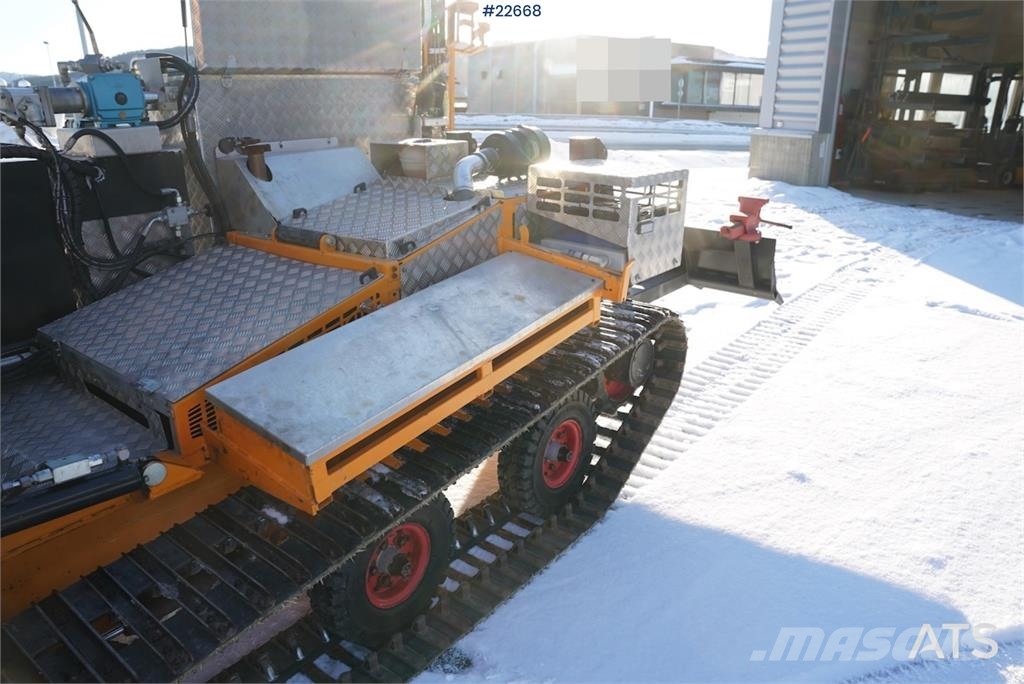 Geotech 504 Georigg med skjær Апаратура за повърхностна редова сеидба