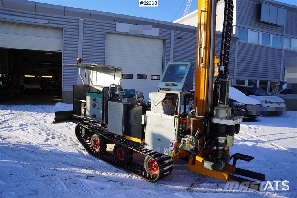 Geotech 504 Georigg med skjær Апаратура за повърхностна редова сеидба