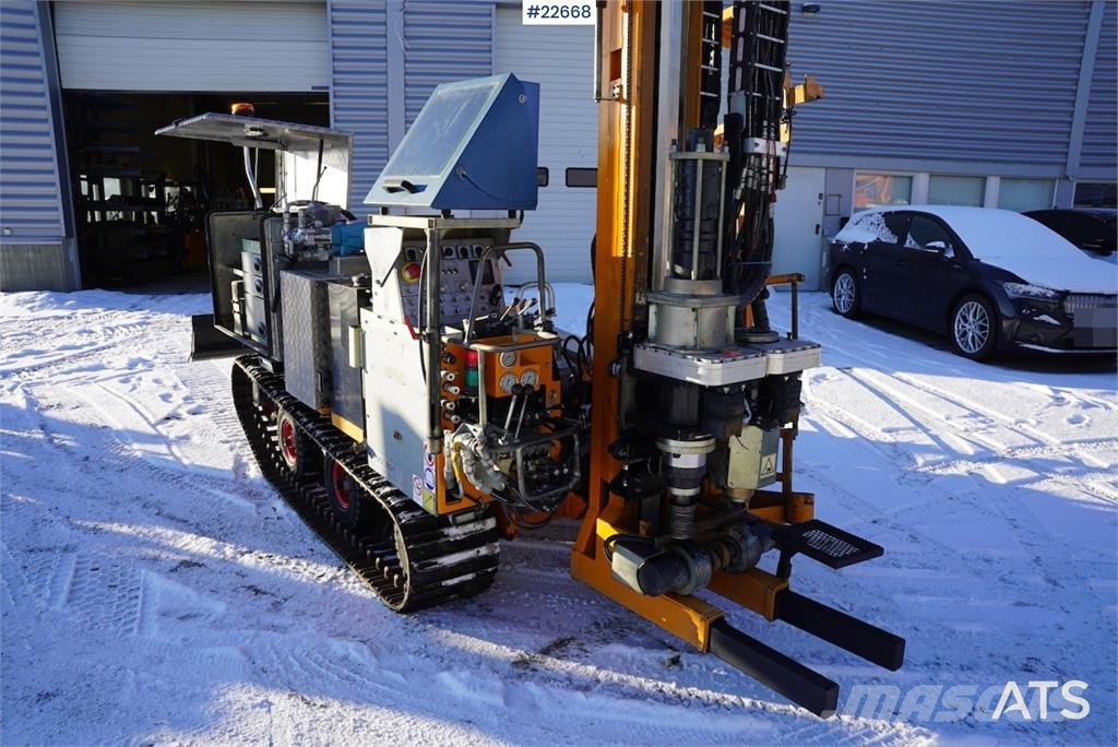 Geotech 504 Georigg med skjær Апаратура за повърхностна редова сеидба