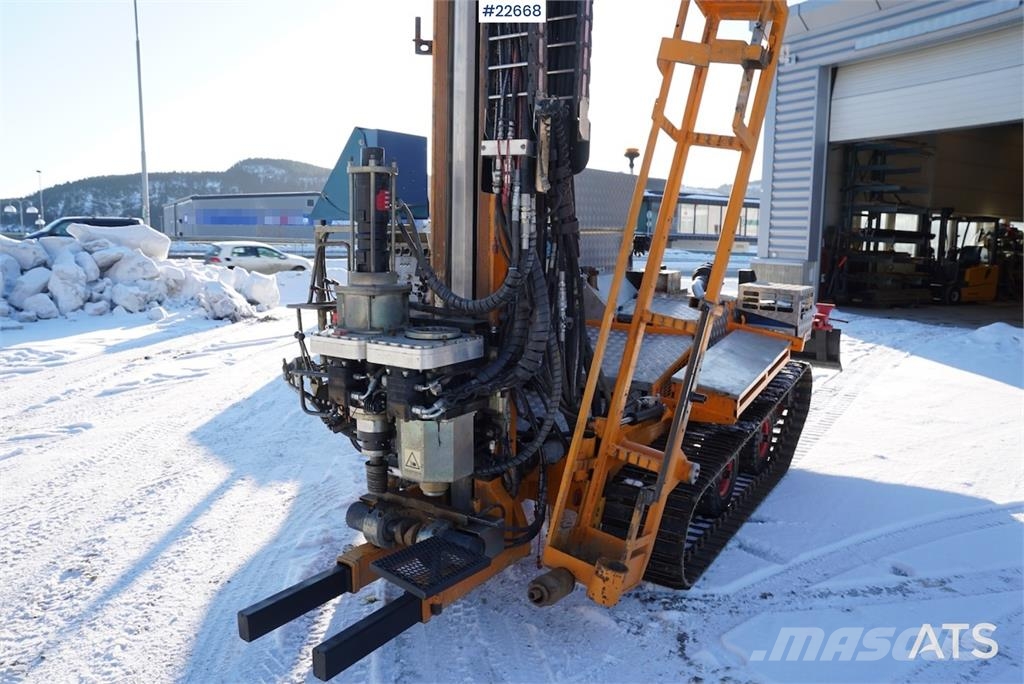 Geotech 504 Georigg med skjær Апаратура за повърхностна редова сеидба