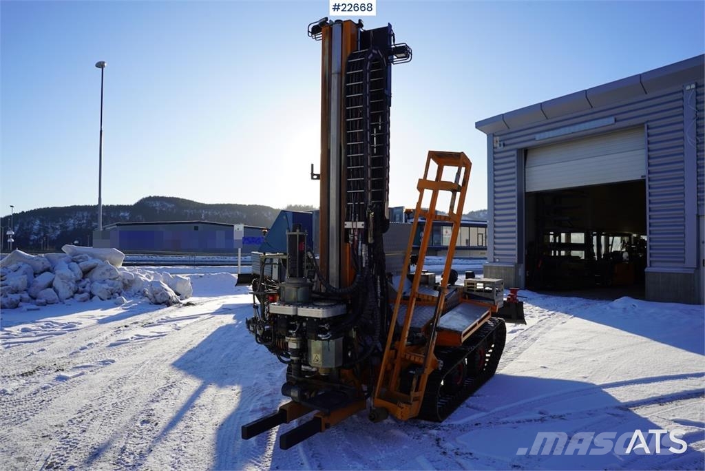 Geotech 504 Georigg med skjær Апаратура за повърхностна редова сеидба