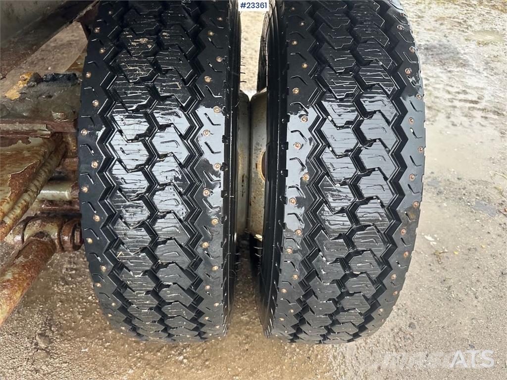 Goldhofer 24/80 machine trailer w/ two sets of tires لوادر منخفضة