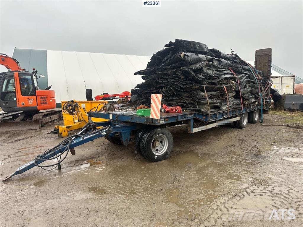 Goldhofer 24/80 machine trailer w/ two sets of tires لوادر منخفضة