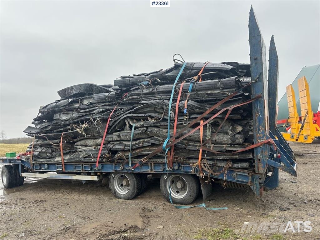 Goldhofer 24/80 machine trailer w/ two sets of tires لوادر منخفضة