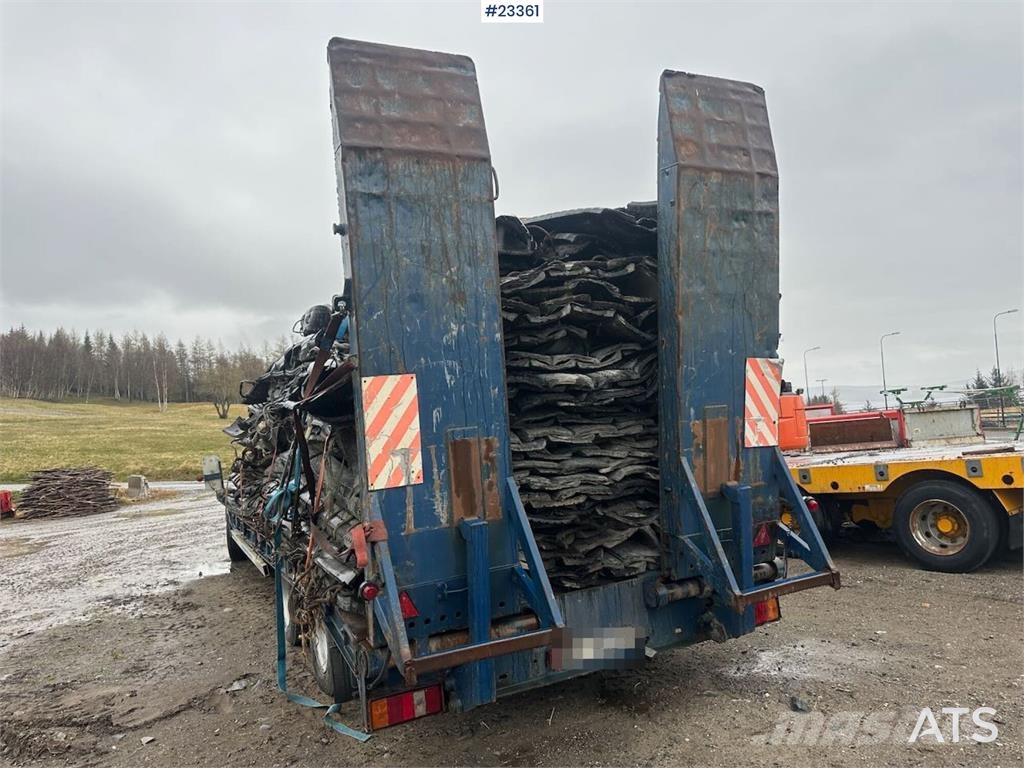 Goldhofer 24/80 machine trailer w/ two sets of tires لوادر منخفضة