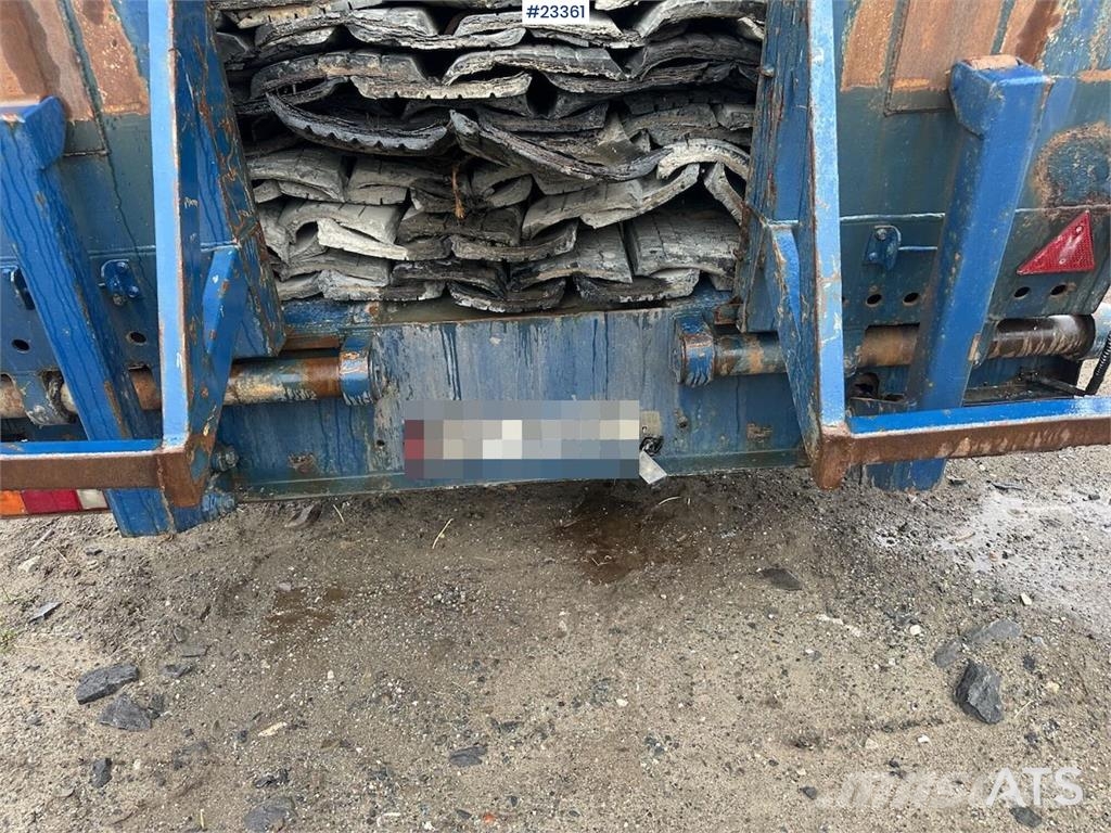 Goldhofer 24/80 machine trailer w/ two sets of tires لوادر منخفضة