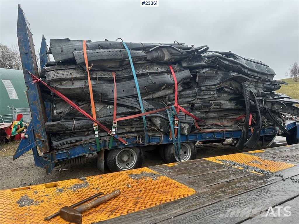 Goldhofer 24/80 machine trailer w/ two sets of tires لوادر منخفضة