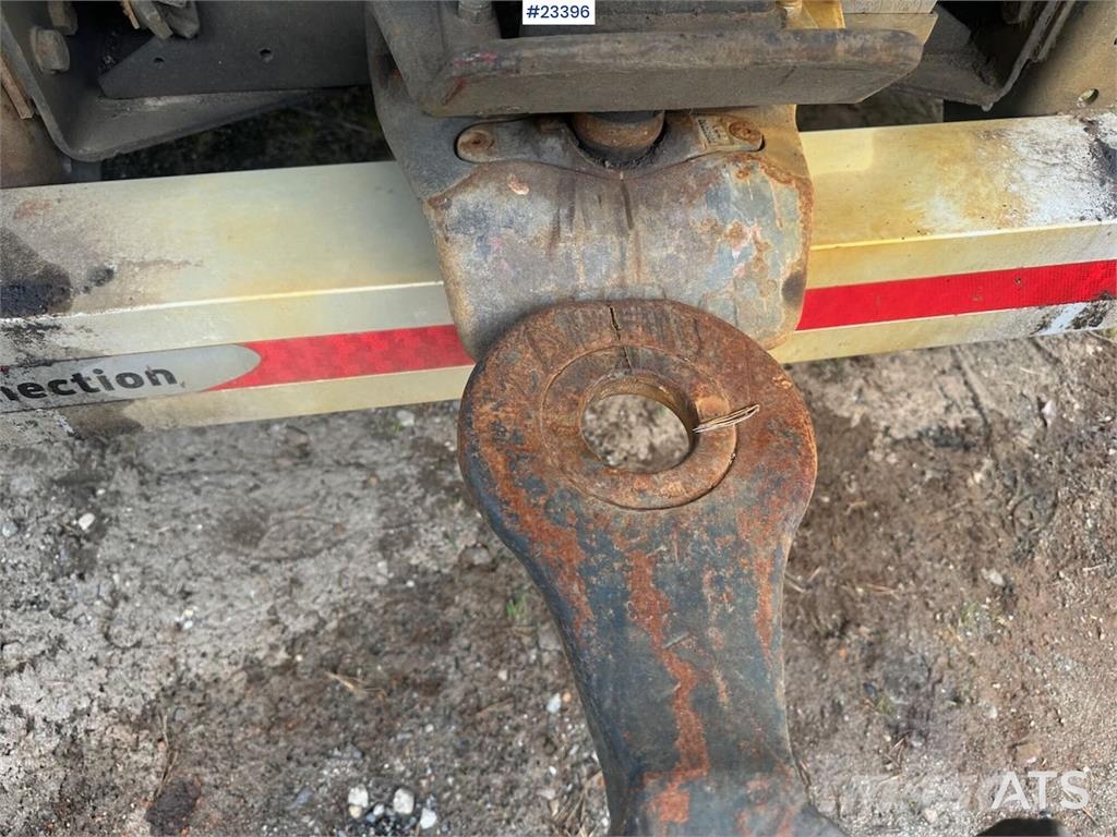 Goldhofer 3 axle machine trailer. لوادر منخفضة