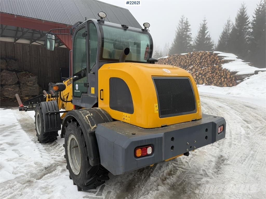 Günter Grossmann Ladowarka GG2500T telehandler with a bucket and l Teleskop-Radlader