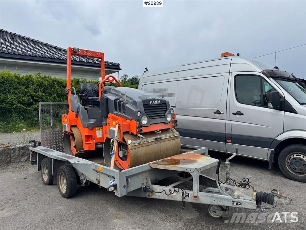 Hamm HD12 VV Tandem roller. Котки тротуарні