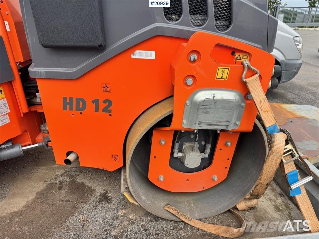 Hamm HD12 VV Tandem roller. Котки тротуарні