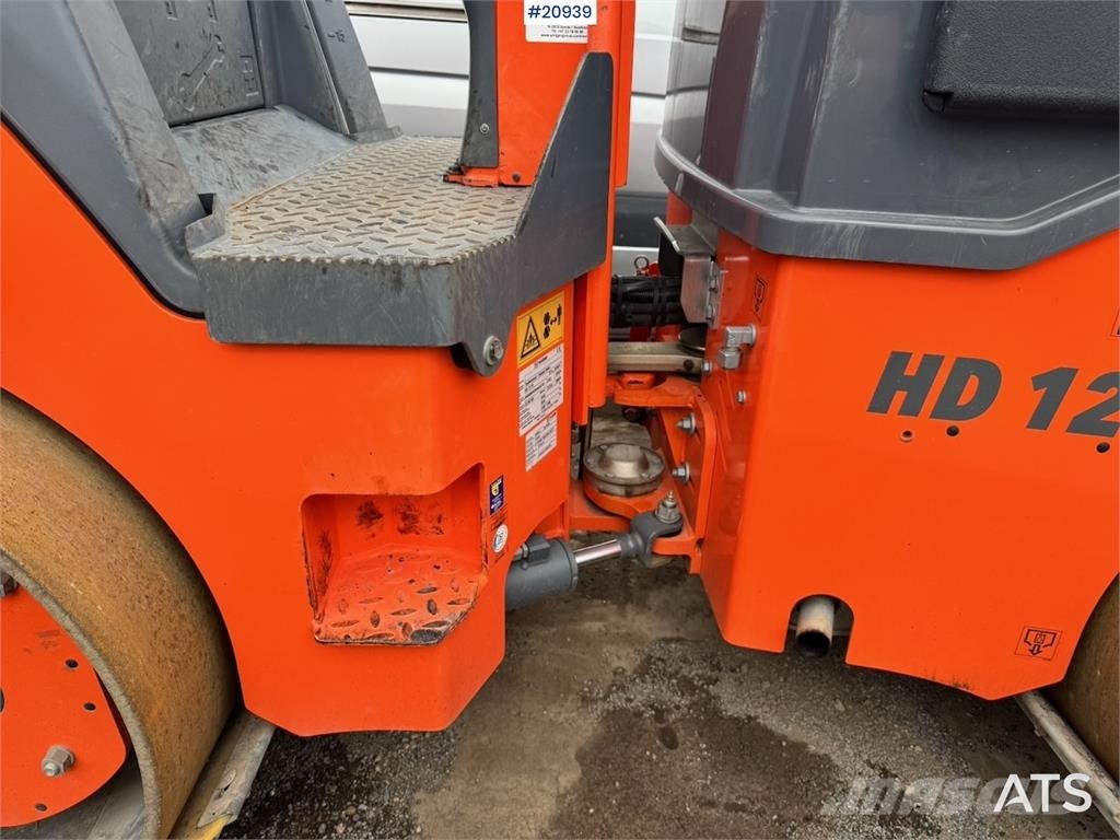 Hamm HD12 VV Tandem roller. Котки тротуарні