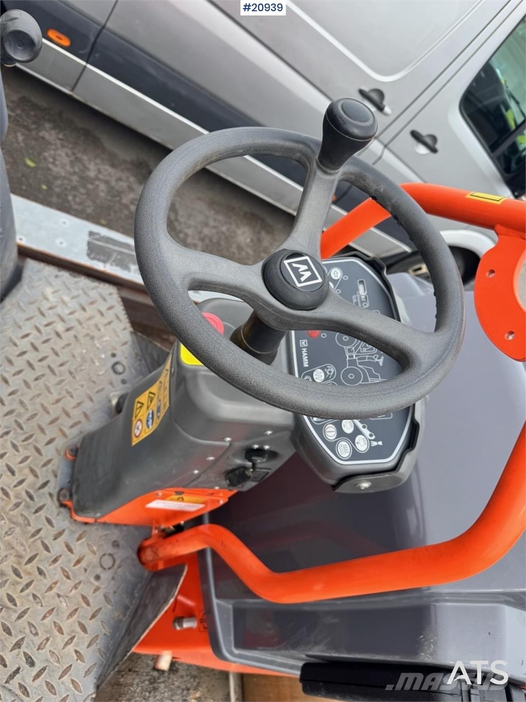 Hamm HD12 VV Tandem roller. Котки тротуарні