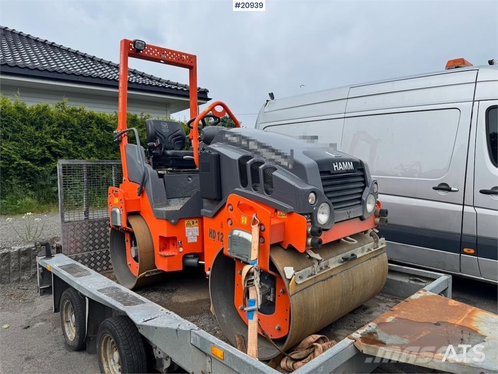 Hamm HD12 VV Tandem roller. Котки тротуарні