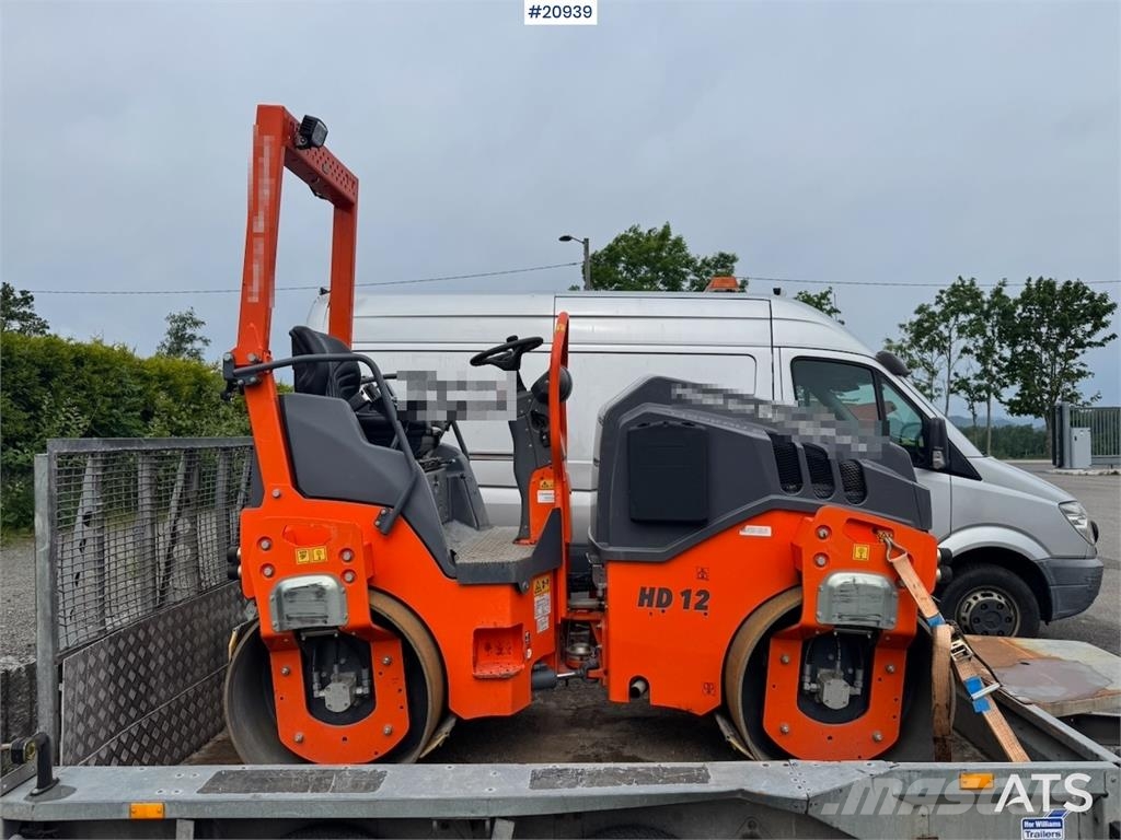 Hamm HD12 VV Tandem roller. Котки тротуарні