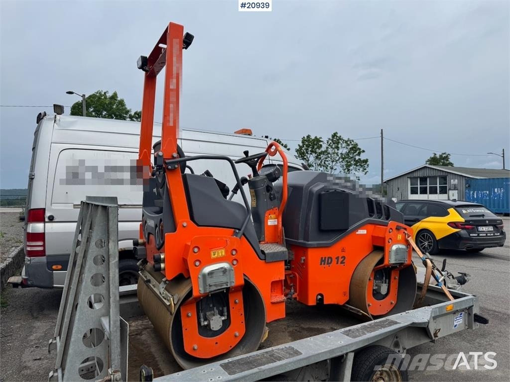 Hamm HD12 VV Tandem roller. Котки тротуарні