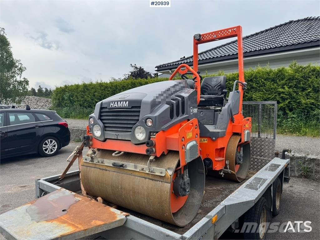 Hamm HD12 VV Tandem roller. Котки тротуарні