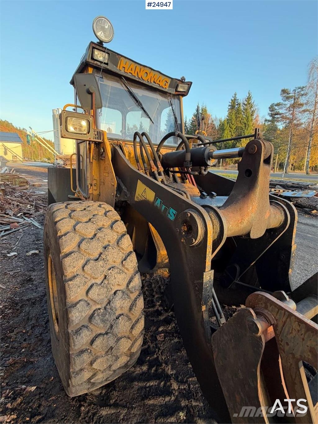 Hanomag 44 DI Wheel Loader Gumikerekes homlokrakodók