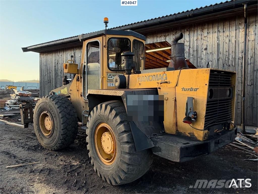 Hanomag 44 DI Wheel Loader Gumikerekes homlokrakodók