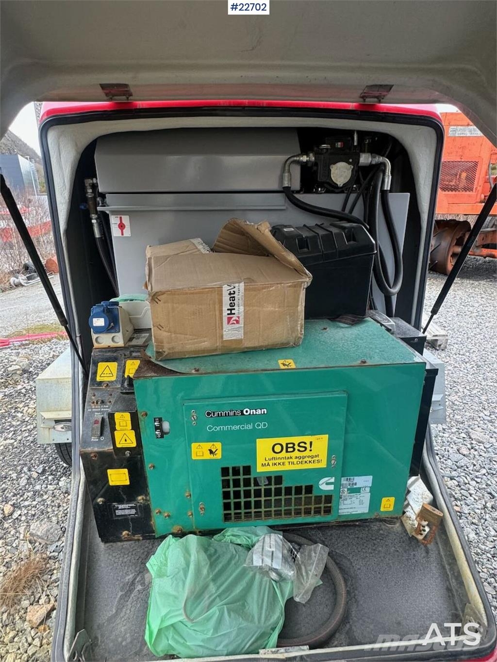 Heat Work HW3600. 590 hours! Heating and thawing equipment