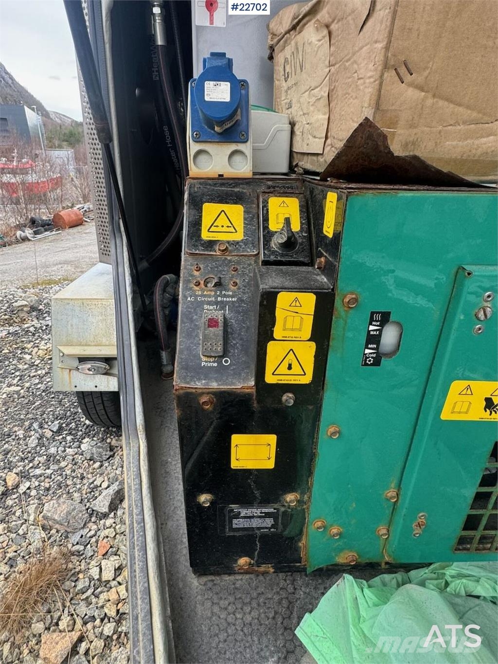 Heat Work HW3600. 590 hours! Heating and thawing equipment