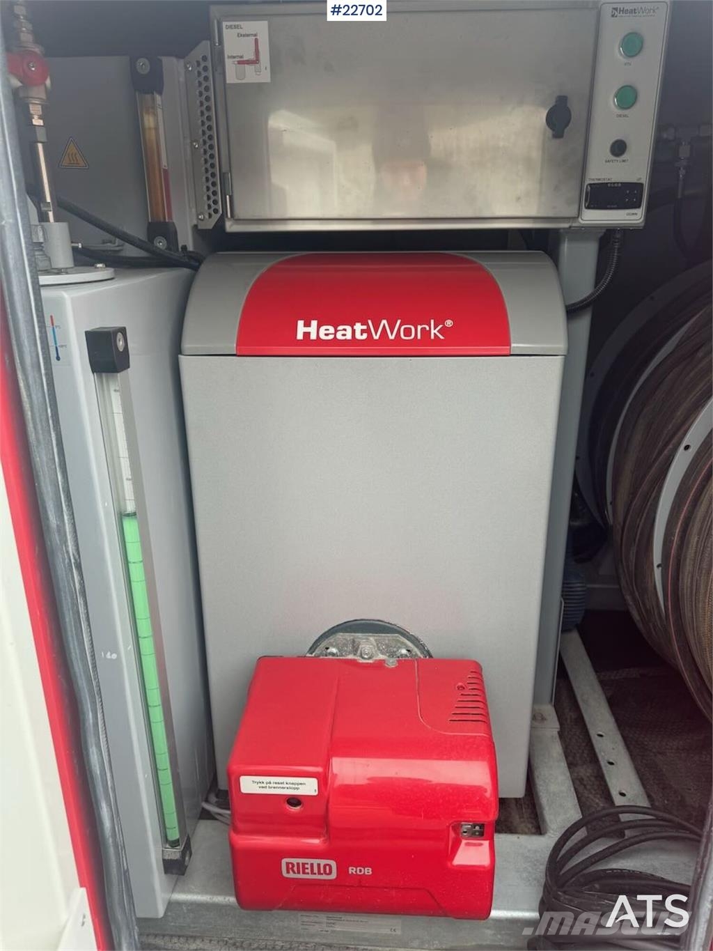 Heat Work HW3600. 590 hours! Heating and thawing equipment