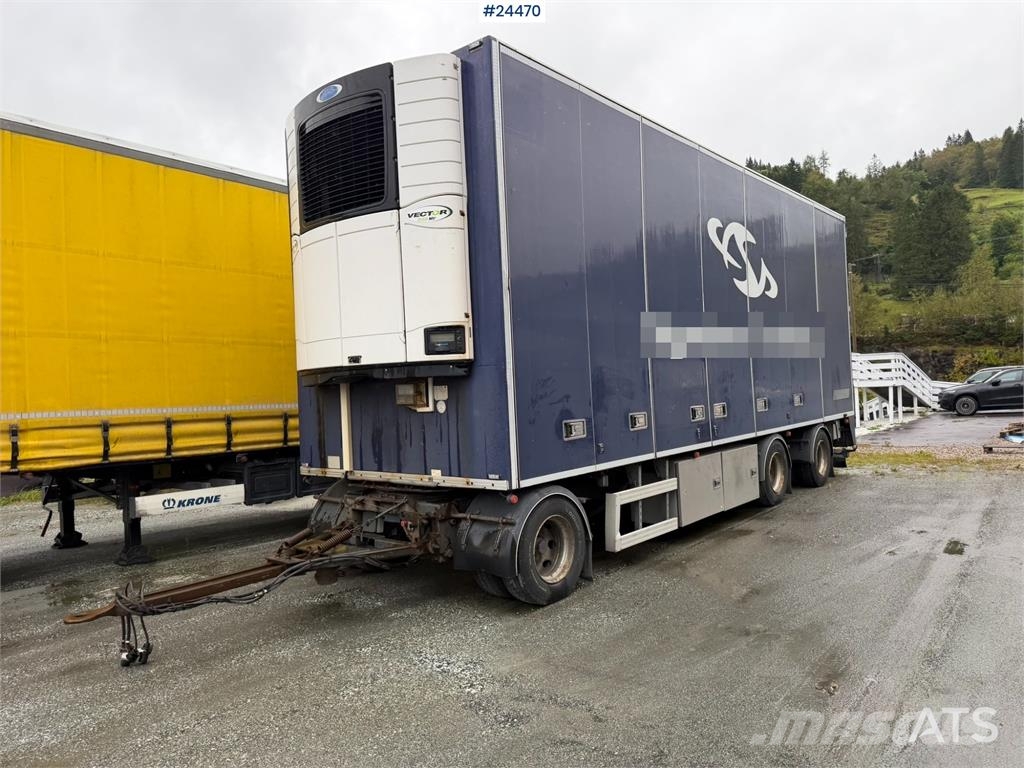 HFR 3 akslet Box Trailer with Full Side Opening and De Skåpsläp