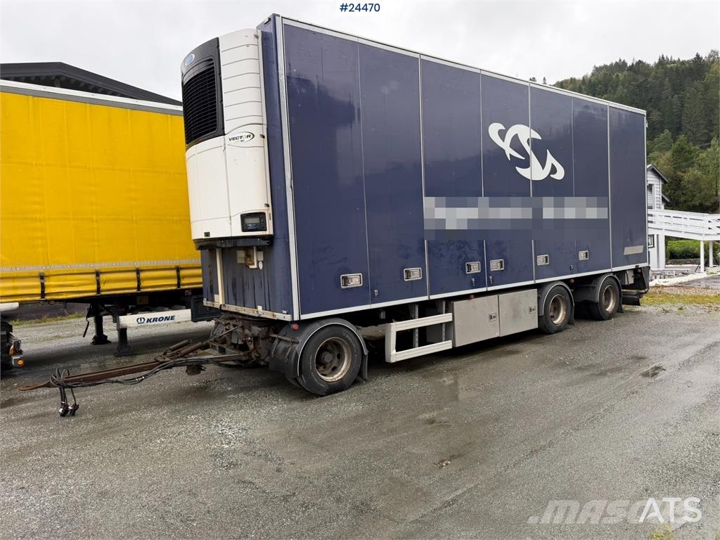 HFR 3 akslet Box Trailer with Full Side Opening and De Skåpsläp