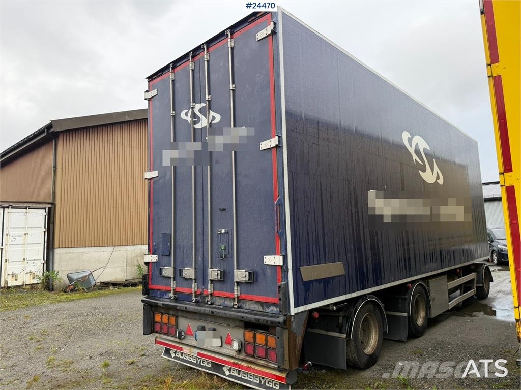 HFR 3 akslet Box Trailer with Full Side Opening and De Skåpsläp