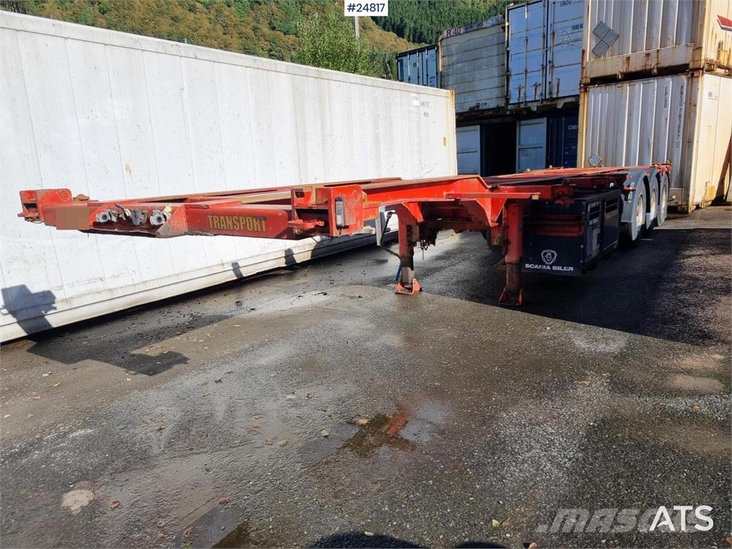HFR 3 akslet Container Chassis with Thermo King Unit Kontejnerske prikolice