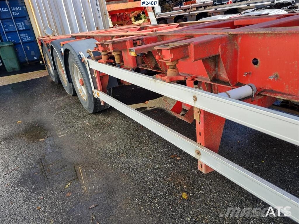 HFR 3 akslet Container Chassis with Thermo King Unit Kontejnerske prikolice