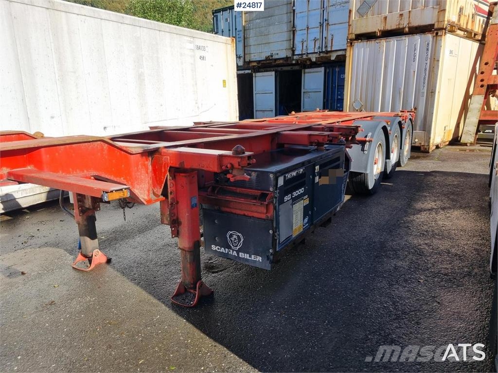 HFR 3 akslet Container Chassis with Thermo King Unit Kontejnerske prikolice
