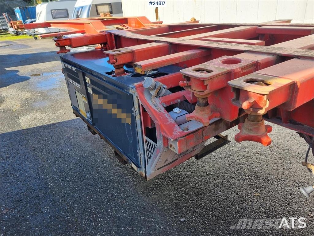 HFR 3 akslet Container Chassis with Thermo King Unit Kontejnerske prikolice