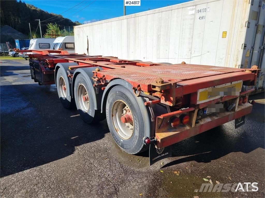 HFR 3 akslet Container Chassis with Thermo King Unit Kontejnerske prikolice