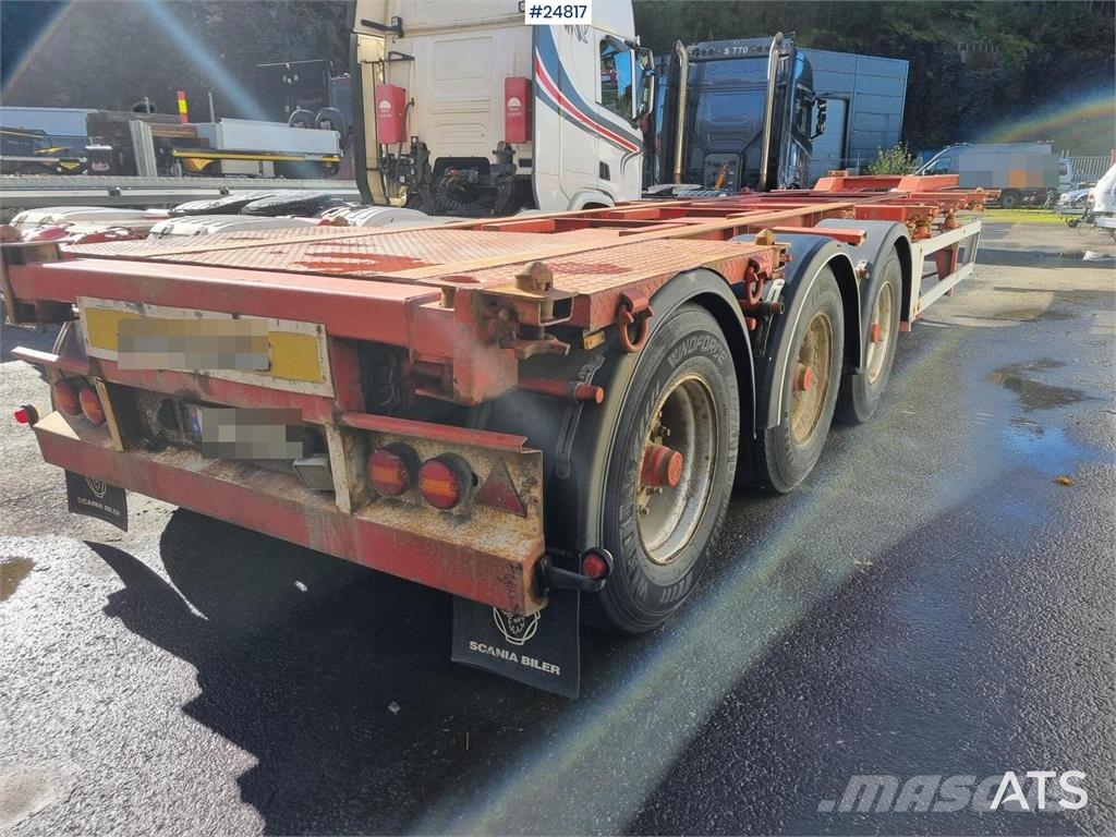 HFR 3 akslet Container Chassis with Thermo King Unit Kontejnerske prikolice