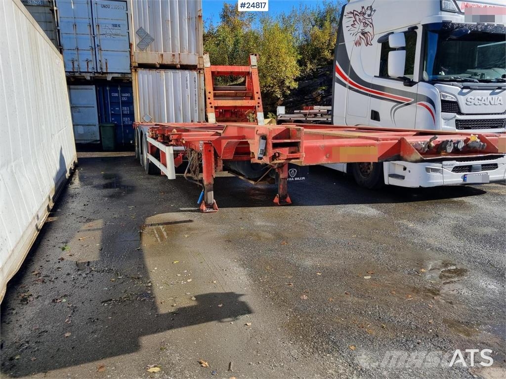 HFR 3 akslet Container Chassis with Thermo King Unit Kontejnerske prikolice
