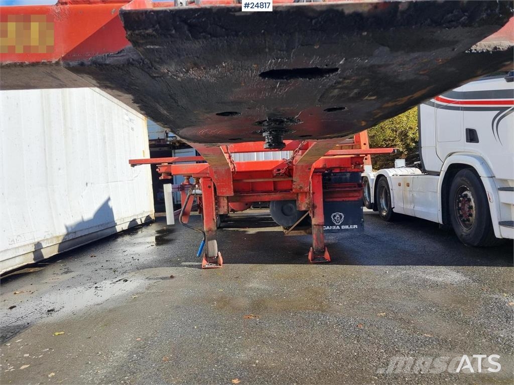 HFR 3 akslet Container Chassis with Thermo King Unit Kontejnerske prikolice